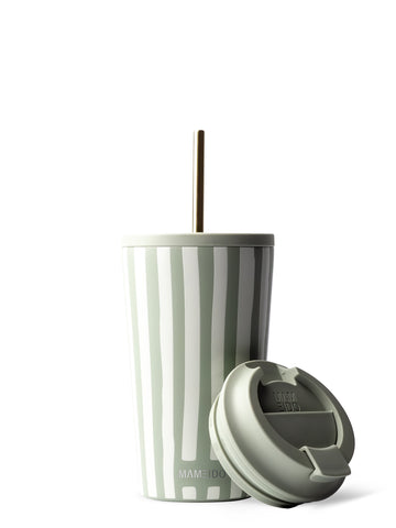 THERMOBECHER MIT STROHHALM in Desert Breath