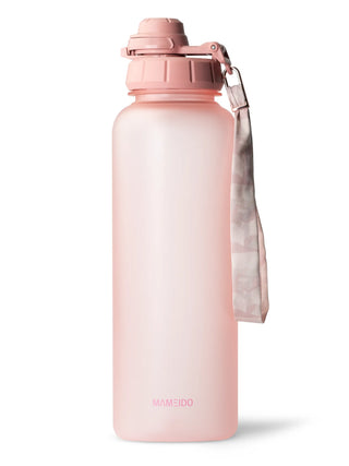 TRINKFLASCHE MIT STROHHALM